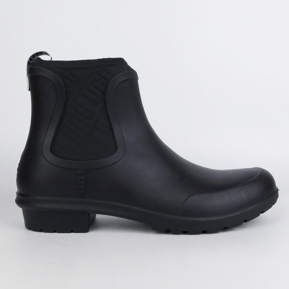 UGG Shoes - UGG Chevonne Rain Boots Fur Insole Black NEW